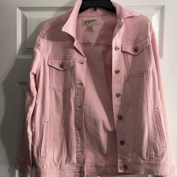 Arizona Jean Company Jackets & Blazers - Arizona Jean Co. Pink denim jean jacket- like new!